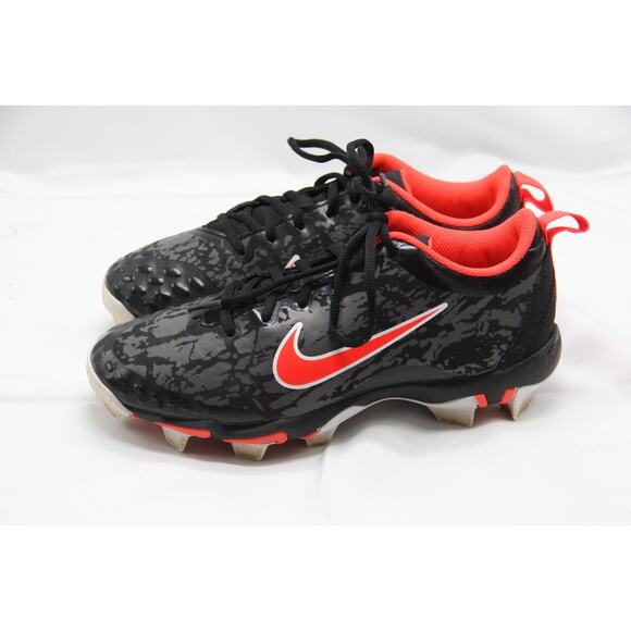 Nike FastFlex Baseball Softball Soccer Cleats Womens 7.5 Black Orange AR0996-016 - Picture 3 of 7